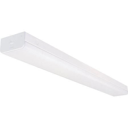 NUVO LED 4 Foot - Wide Strip Light - 38 Watts - 5000K - White - w/Knockout 65/1133